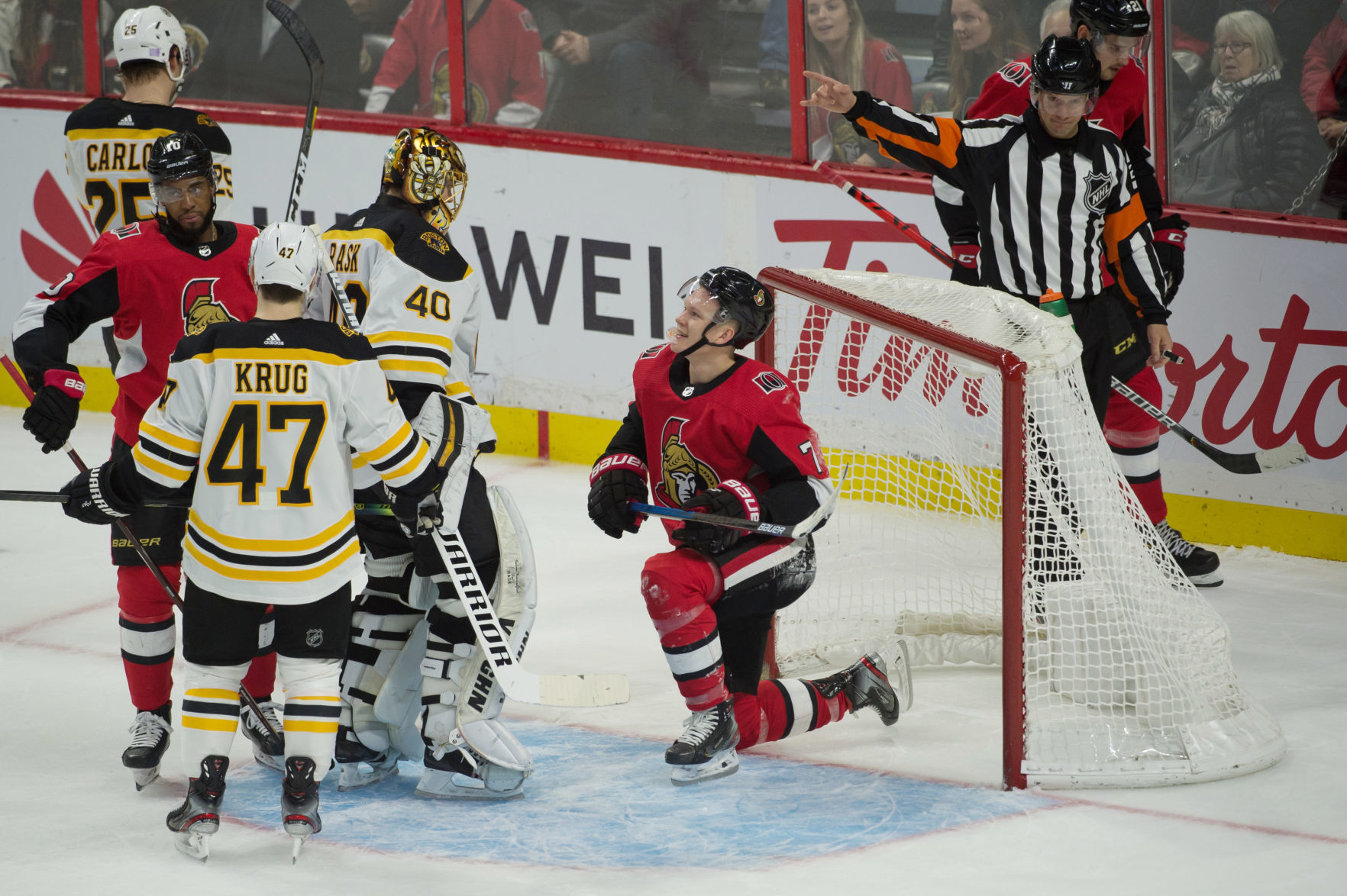 NHL: Boston Bruins at Ottawa Senators